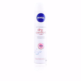 Nivea Déodorant Spray Confort Sec 200 ml - Régule l'humidité, neutralise les odeurs, sans alcool