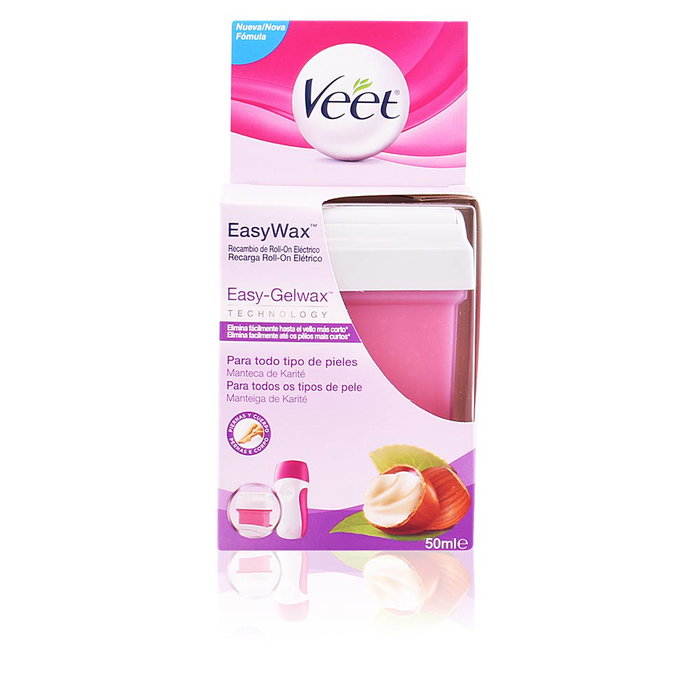 Veet Easy Wax Roll-on Recharge pour Jambes et Bras, 50 ml Veet Easy Wax Roll-on Recharge pour Jambes et Bras, 50 ml