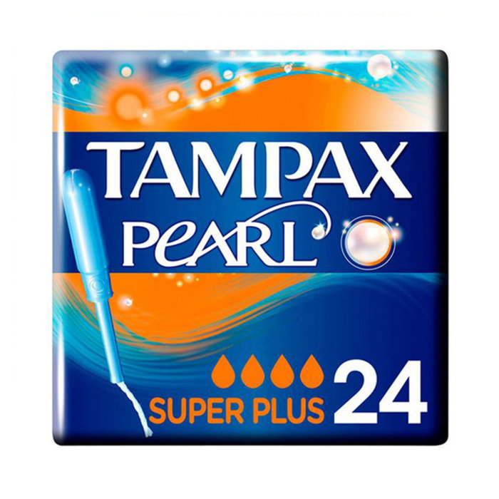 Tampax Pearl Super Plus tampons, pack de 24 unités
