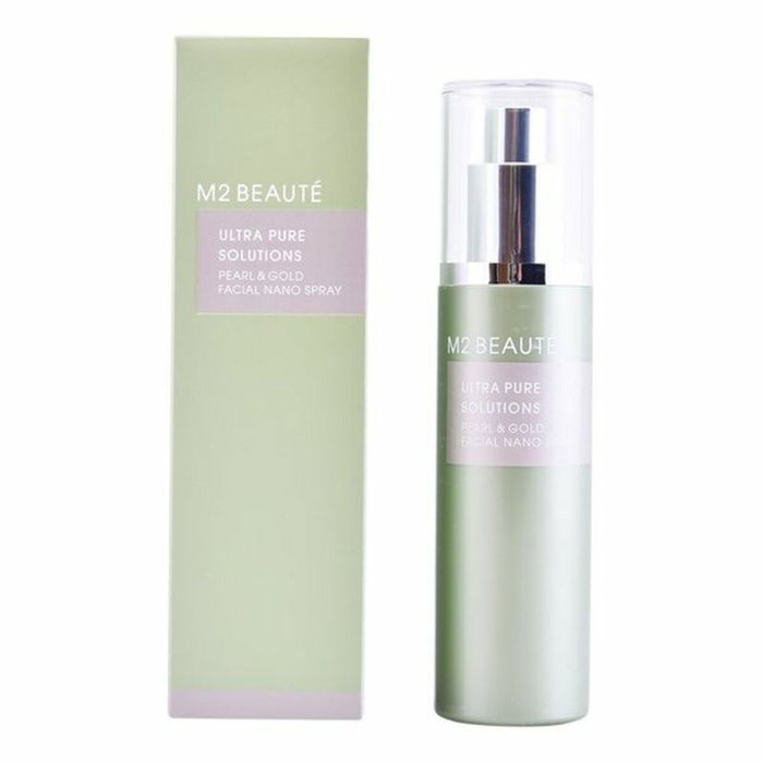 M2 Beauté ULTRA PURE SOLUTIONS pearl & gold facial nano spray 75 ml
