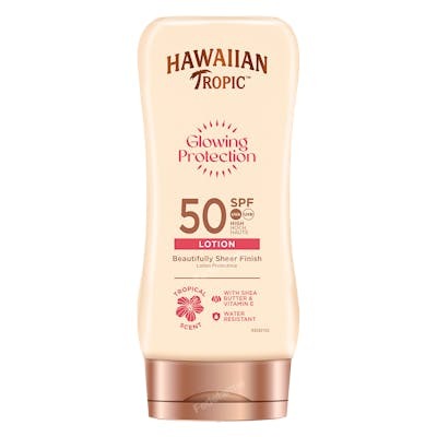 Hawaiian Tropic GLOWING PROTECTION Lotion Solaire Ultra Éclat SPF 50+, 180 ml Hawaiian Tropic GLOWING PROTECTION Lotion Solaire Ultra Éclat SPF 50+, 180 ml