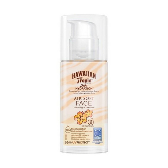 Hawaiian Tropic Silk Hydration Air Soft Face SPF30 50ml