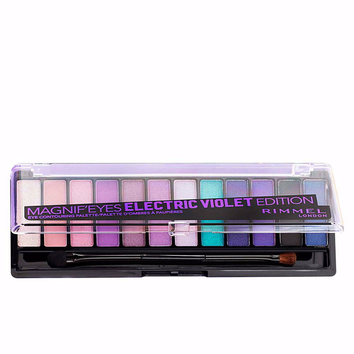 Rimmel London MAGNIF'EYES Palette d'Ombres à Paupières, Nuance #008 Electric Violet, 14g Rimmel London MAGNIF'EYES Palette d'Ombres à Paupières, Nuance #008 Electric Violet, 14g