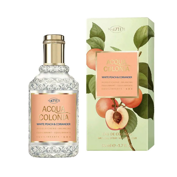 4711 ACQUA COLONIA WHITE PEACH & CORIANDER Eau de Cologne Vaporisateur 50 ml 4711 ACQUA COLONIA WHITE PEACH & CORIANDER Eau de Cologne Vaporisateur 50 ml