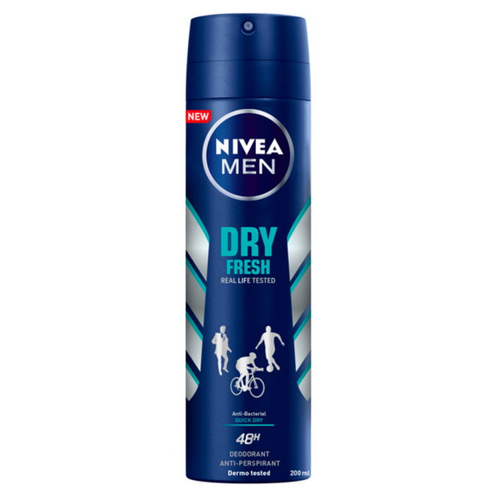 Nivea Men Dry Impact Fresh Déodorant Spray 200 ml