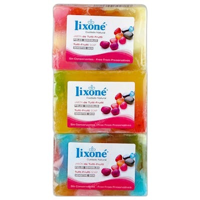 LIXONE Bon de Glicerina Vegetal Toutes les Fruits 125 g (Pack de 3) LIXONE Bon de Glicerina Vegetal Toutes les Fruits 125 g (Pack de 3)