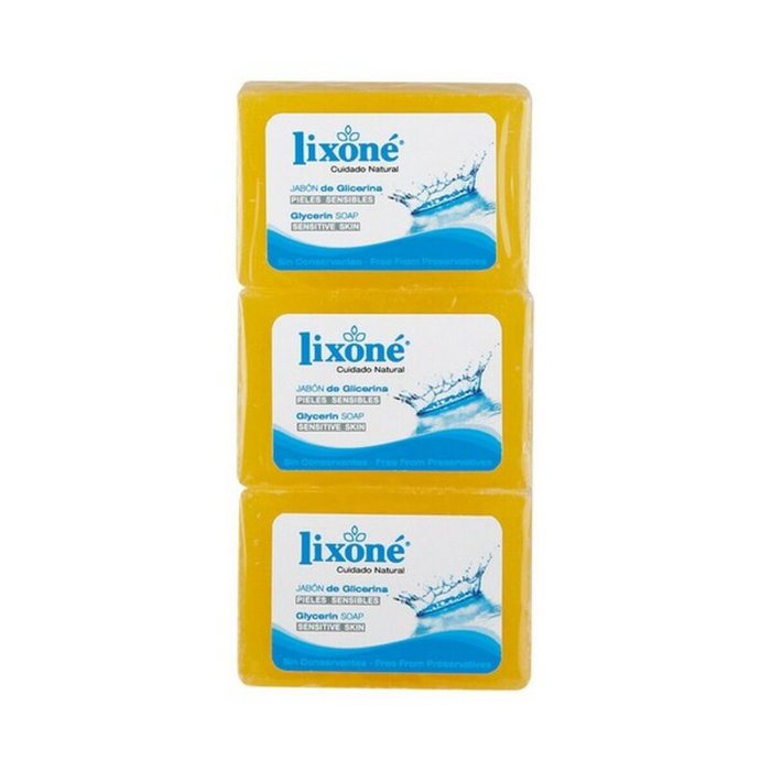 Lixone Savon peau sensible à la GLYCERINE NATURELLE 3 x 125 g