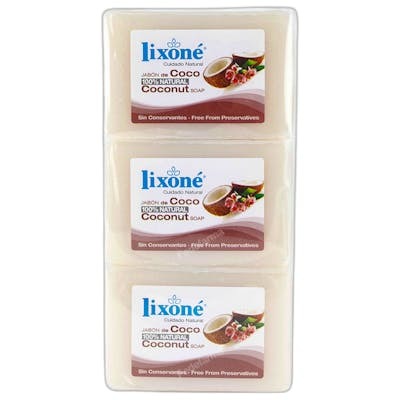 Lixone Savon COCO 100% naturel 3 x 125 g Lixone Savon COCO 100% naturel 3 x 125 g