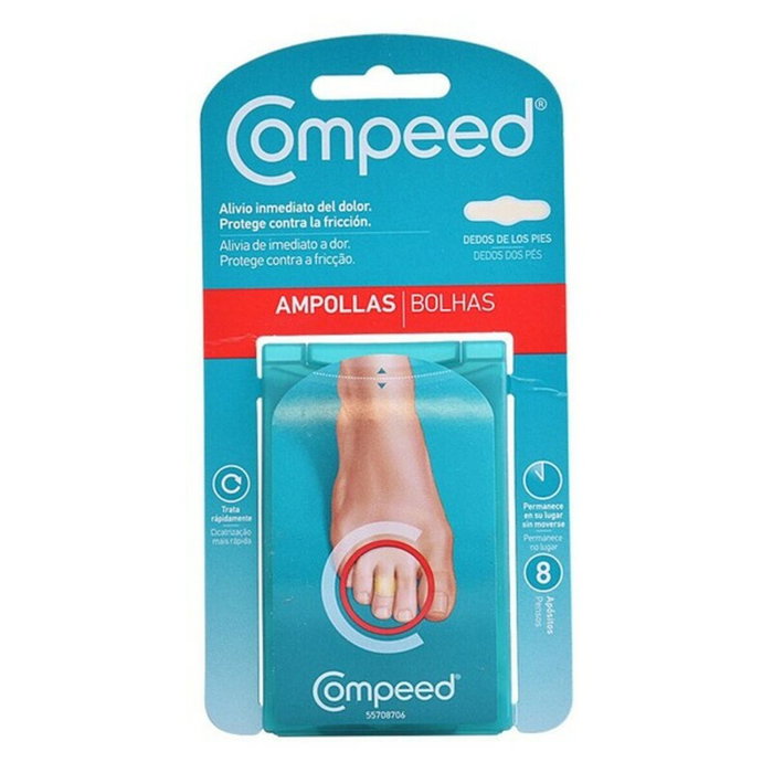 Compeed Pansements Anti-Ampoules entre les Orteils, 8 unités