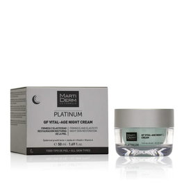 Martiderm GF Vital-Age Crème de Nuit Revitalisante et Raffermissante, Anti-Rides - 50 ml