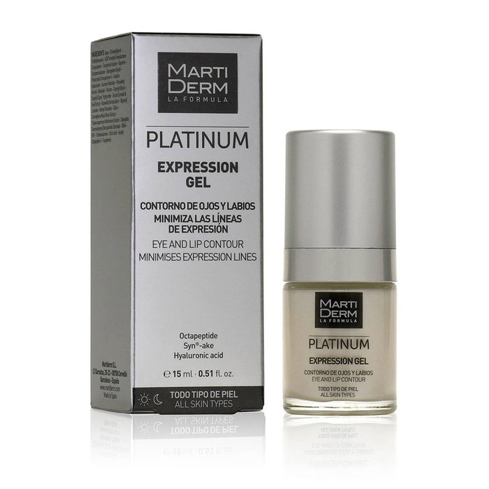 Martiderm PLATINUM EXPRESSION Gel Contour Yeux et Lèvres Anti-rides 15 ml