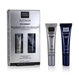 Martiderm Platinum Yeux Correct Jour et Nuit Soin Anti-Cernes et Poches 2 x 10 ml