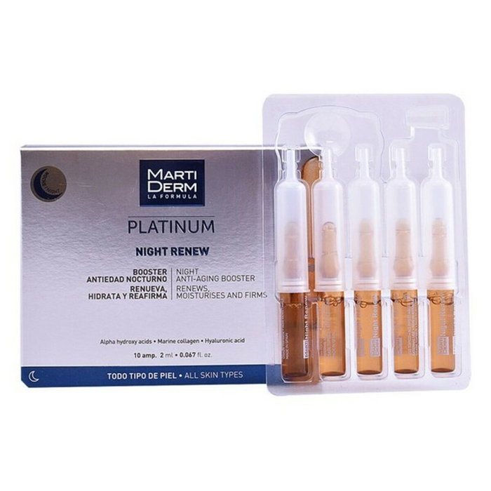 Martiderm Platinum Nuit Renew ampoules 10 x 2 ml