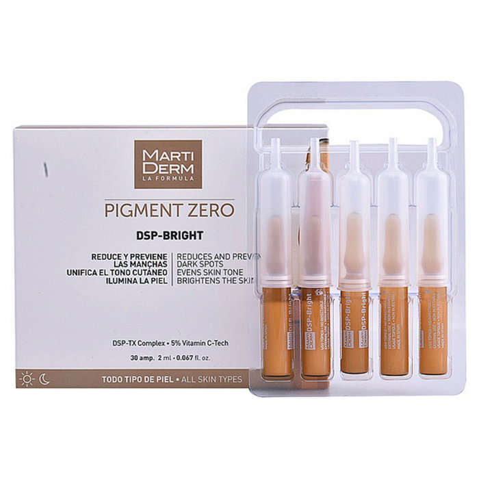 Martiderm PIGMENT ZERO DSP-BRIGHT ampoules dépigmentantes 30 x 2 ml