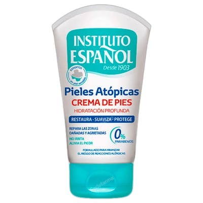 Instituto Español Crème hydratante pour les pieds Peau Atopique 100 ml
