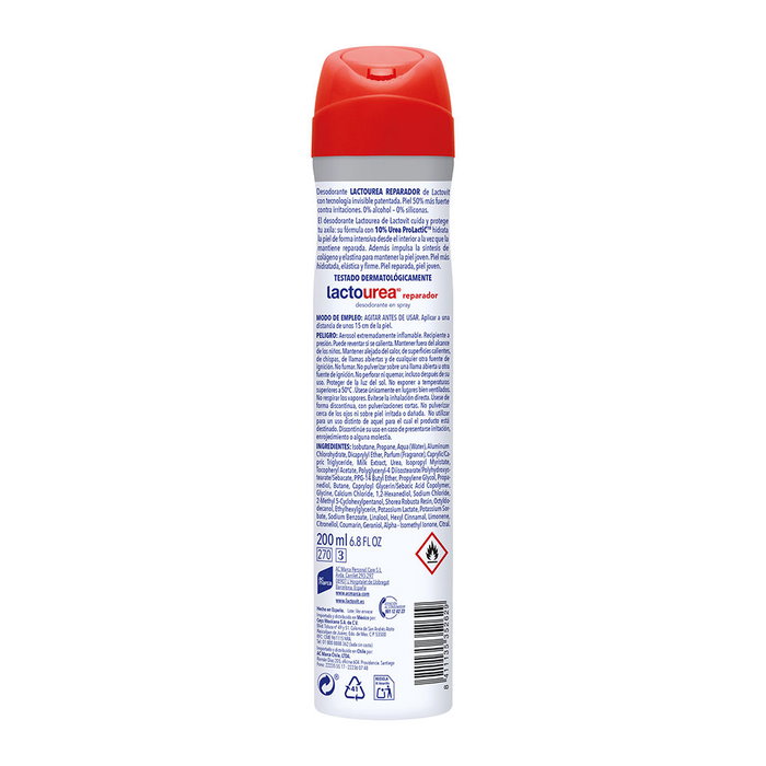 Lactovit Déodorant Spray Réparateur LactoUrea 200 ml