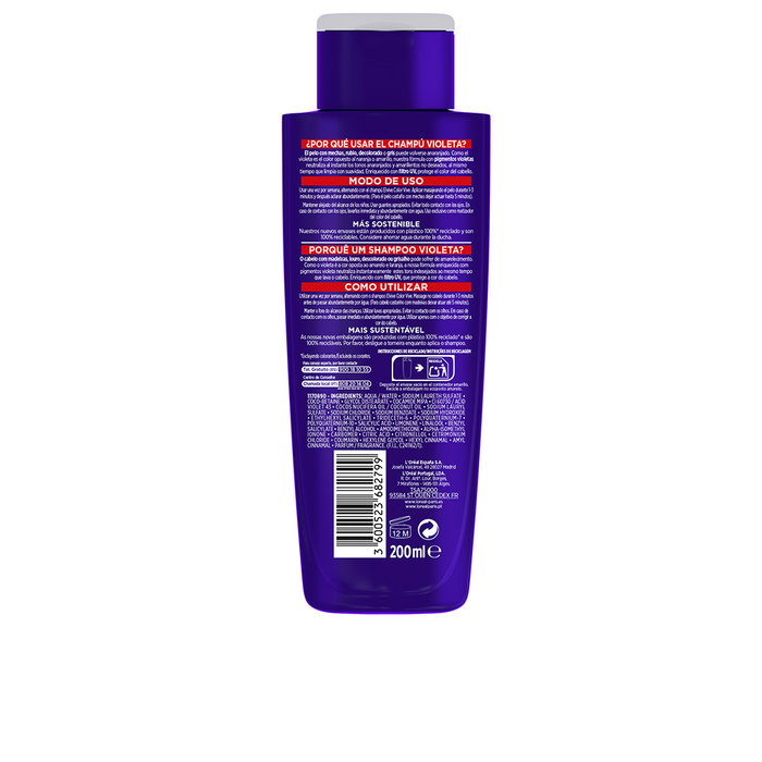L'Oréal Paris Elvive Color-Vive Shampooing Tonifiant Violet 200 ml