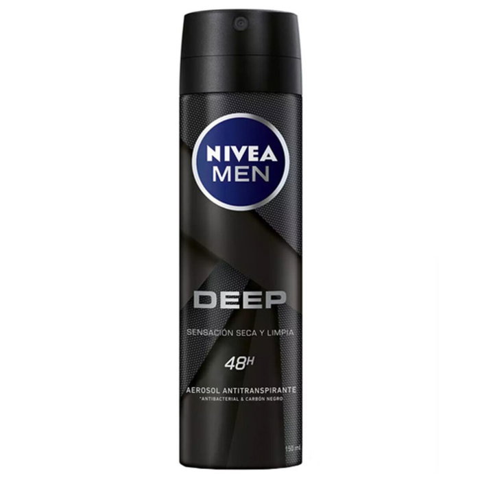 Nivea MEN DEEP BLACK CARBON Déodorant Spray 150 ml