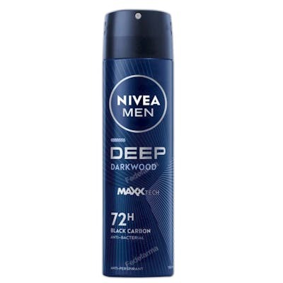 Nivea MEN DEEP BLACK CARBON Déodorant Spray 150 ml