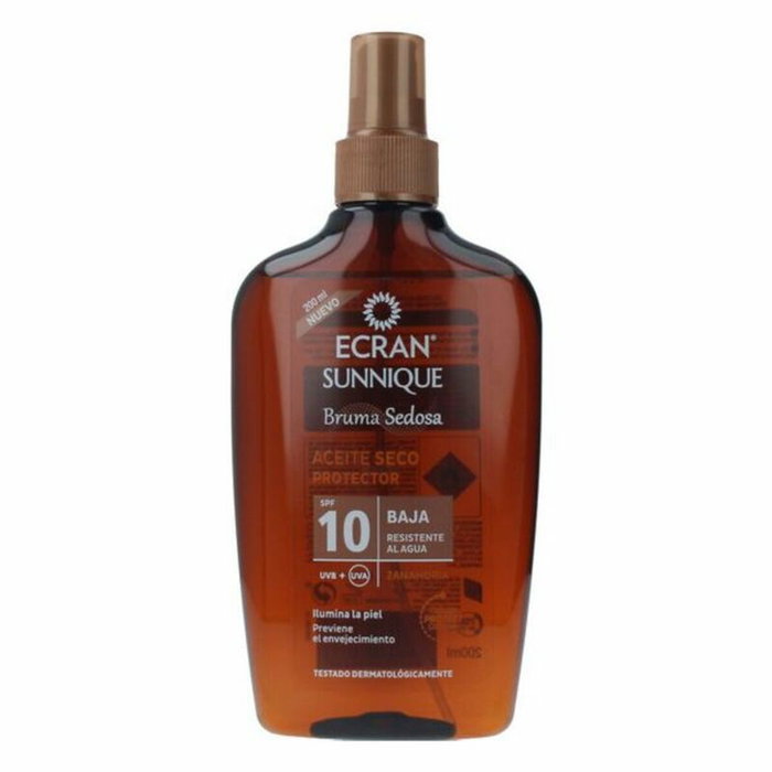 Ecran Sunnique Bronzage+ Huile Solaire Spray SPF 10 200 ml Ecran Sunnique Bronzage+ Huile Solaire Spray SPF 10 200 ml