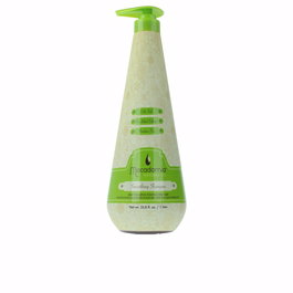 Macadamia Shampoing Lissant à l'Huile de Macadamia et Thé Vert - 1000 ml - Pour Cheveux Abîmés - Sans Sulfates, Sans Parabènes - Nourrissant et Hydratant