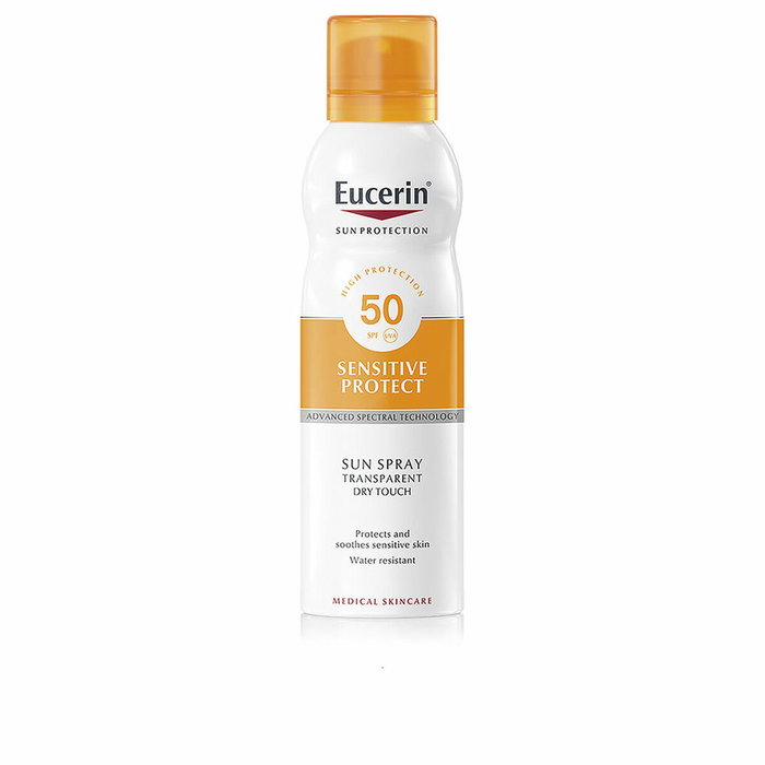 Eucerin SUN SENSITIVE PROTECT Spray Transparent Toucher Sec SPF50 Eucerin SUN SENSITIVE PROTECT Spray Transparent Toucher Sec SPF50