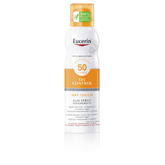 Eucerin SUN SENSITIVE PROTECT Spray Transparent Toucher Sec SPF50 200 ml