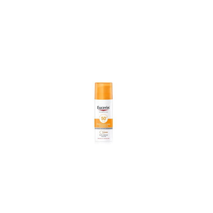 Eucerin Crème Teintée Solaire CC Protection 50+ - Anti-Âge - Teint Unifié Eucerin Crème Teintée Solaire CC Protection 50+ - Anti-Âge - Teint Unifié