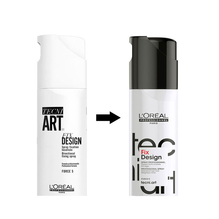 L'Oréal Professionnel Paris Tecni Art Fix Design - Spray fixateur ultra-puissant niveau 5, 200 ml - Tenue renforcée pour coiffures complexes, protection UV