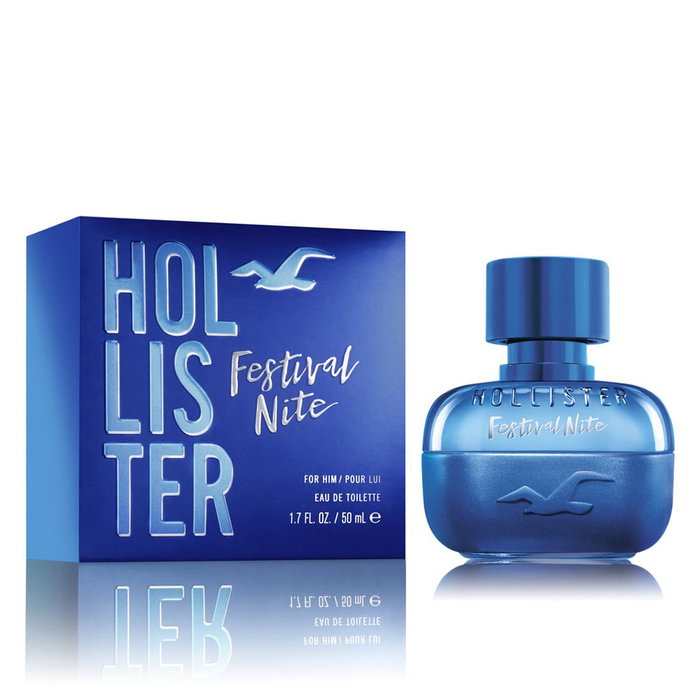 Hollister Festival Nite For Him - Eau de toilette vaporisateur pour homme - Fougère Orientale - 50 ml