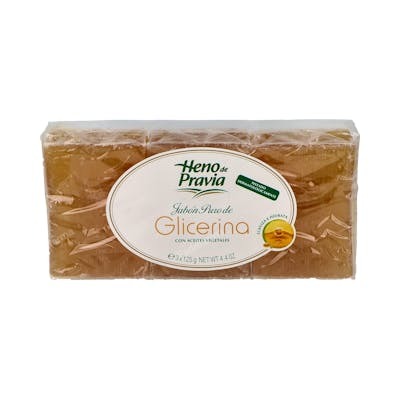 HENO DE PRAVIA Savon Glycériné Heno - Lot de 2 Pastilles de 125g