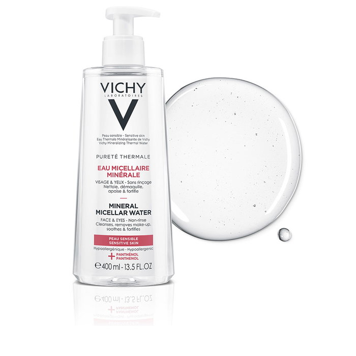 Vichy Pureté Thermale Eau Micellaire Minérale pour Peaux Sensibles 400 ml