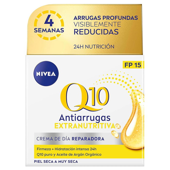 Crème antirides Nivea Q10+ Spf 15 50 ml