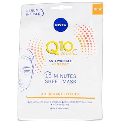 Nivea Masque visage anti-rides et énergisant Q10+ Vitamine C Nivea Masque visage anti-rides et énergisant Q10+ Vitamine C