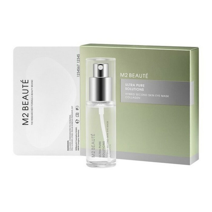 M2 Beauté HYBRID second skin eye mask collagen - 7 applications