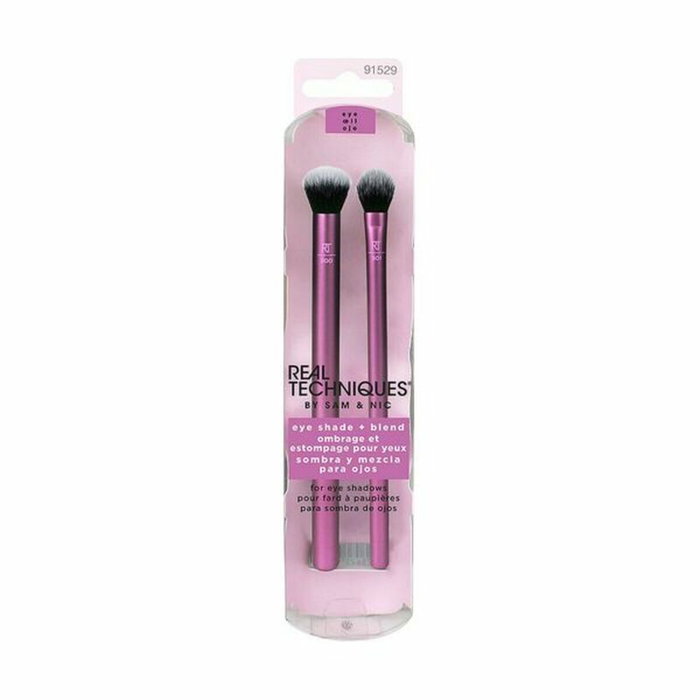 Real Techniques EYE SHADE + BLEND Duo de 2 pinceaux