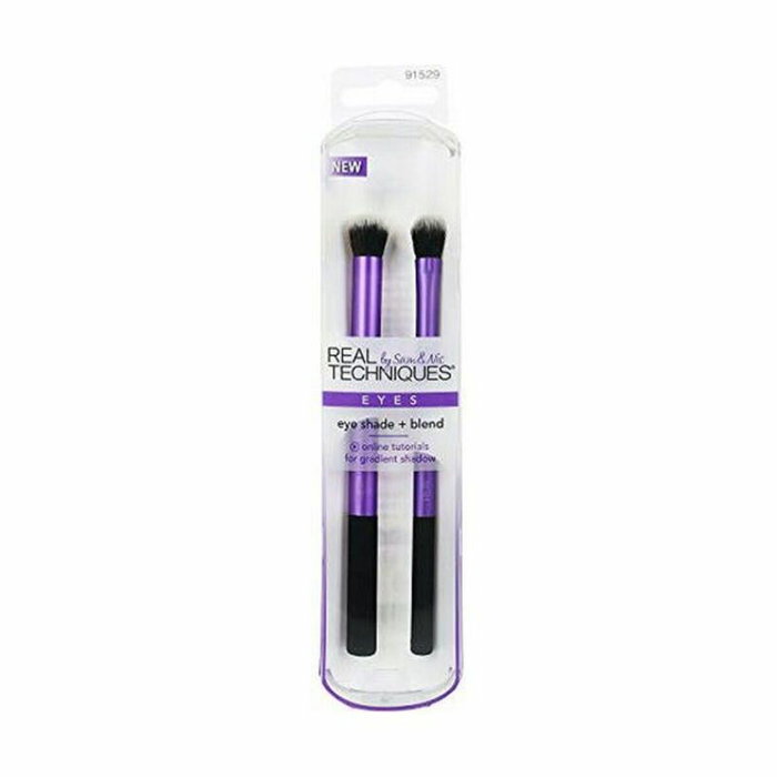 Real Techniques EYE SHADE + BLEND Duo de 2 pinceaux