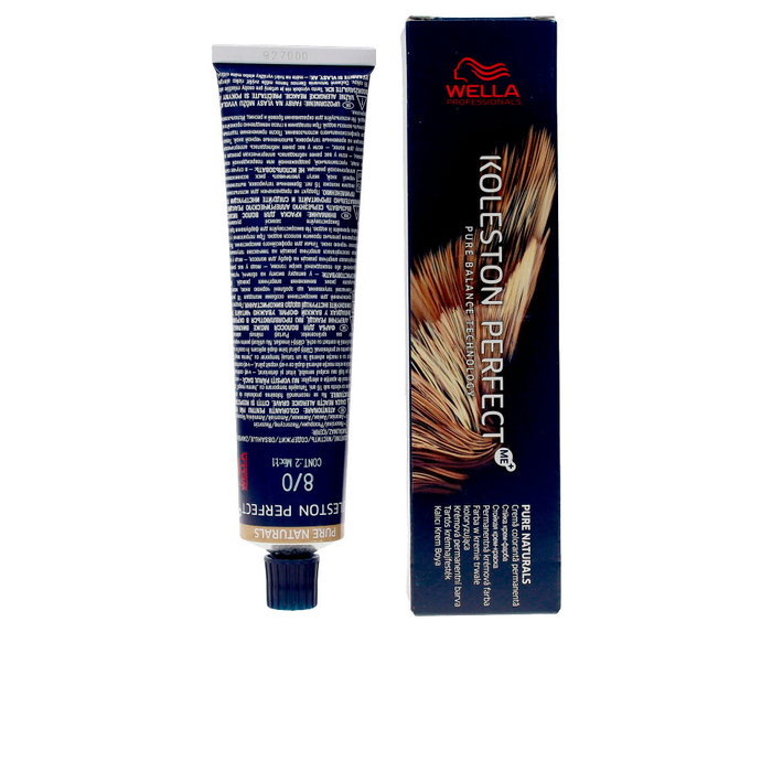 Wella Professionals Koleston Perfect Crème Colorante Permanente Teinte 8/0 Blond Très Clair Intense 60 ml
