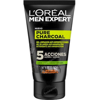 L'Oréal Paris MEN EXPERT Pure Charcoal Gel Nettoyant Purifiant 100 ml L'Oréal Paris MEN EXPERT Pure Charcoal Gel Nettoyant Purifiant 100 ml