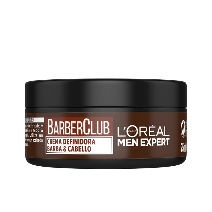 L'Oréal Paris MEN EXPERT BARBER CLUB Crème Définissant Barbe et Cheveux - 75 ml