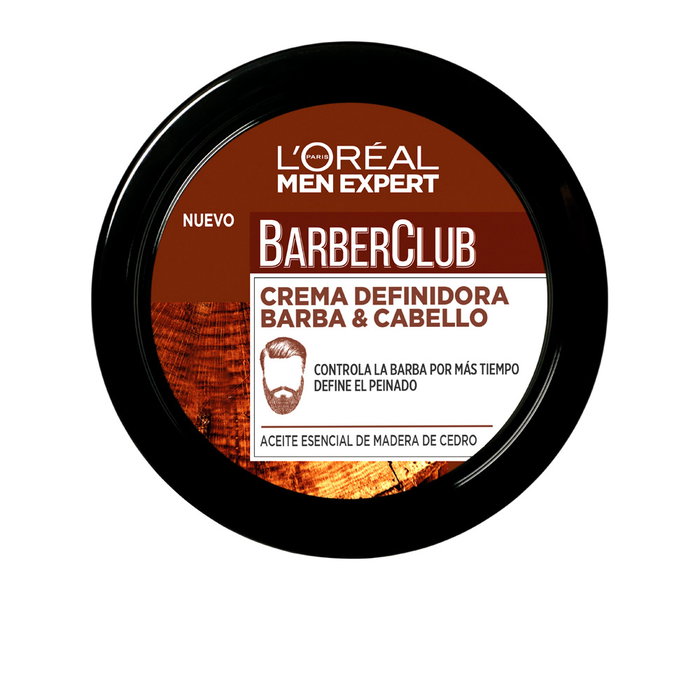 L'Oréal Paris MEN EXPERT BARBER CLUB Crème Définissant Barbe et Cheveux - 75 ml