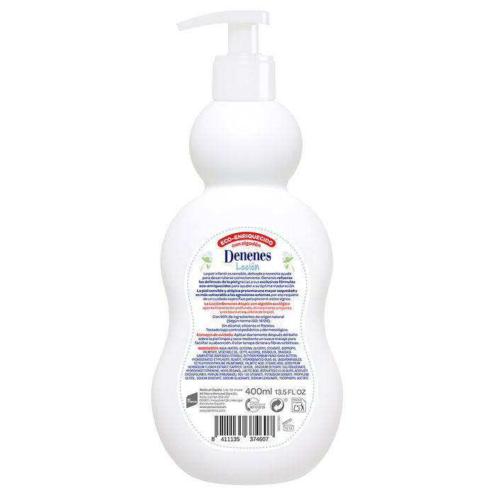 Denenes Lait Hydratant Peaux Atopiques et Sensibles - 400 ml
