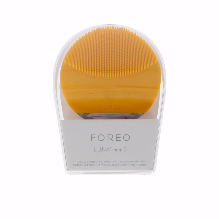 Foreo LUNA MINI 2 Brosse Nettoyante Visage Électrique Silicone T-Sonic Jaune Tournesol 1 unité Foreo LUNA MINI 2 Brosse Nettoyante Visage Électrique Silicone T-Sonic Jaune Tournesol 1 unité