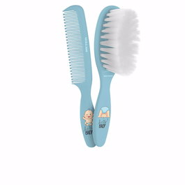 Beter Brosse et Peigne pour Bébé - Pack 2 unités - Bleu