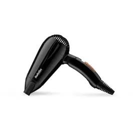 BaByliss Travel Dry 2000 5344E - Sèche-cheveux 2000W compact, léger avec poignée pliable, concentrateur, bi-voltage