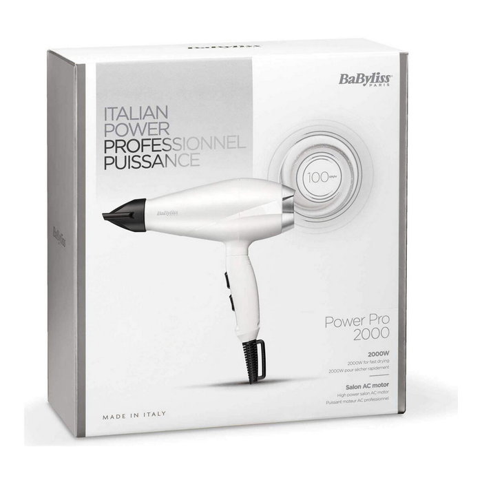 BaByliss Speed Pro 6704WE 2000W Blanc