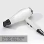 BaByliss 6704WE Speed Pro 2000 - Sèche-cheveux professionnel 2000W - 2 températures, 2 vitesses, air froid verrouillable - Concentrateur 6mm - Cordon rotatif 2.8m