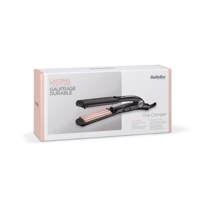 Babyliss Fer à gaufrer 2165CE 35 mm Noir et Rose Babyliss Fer à gaufrer 2165CE 35 mm Noir et Rose
