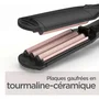 Babyliss Fer à gaufrer Crimper 2165CE 35 mm Noir et rose