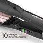 Babyliss Fer à gaufrer Crimper 2165CE 35 mm Noir et rose